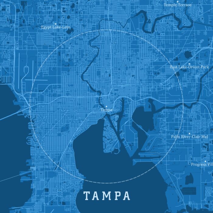 Tampa Florida Map